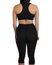 Load image into Gallery viewer, Odiee's black sports bra / leggings