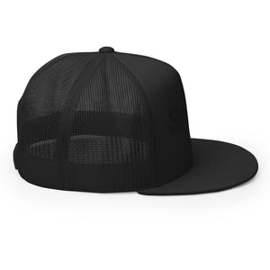 Swole And Suave - all black Trucker Cap