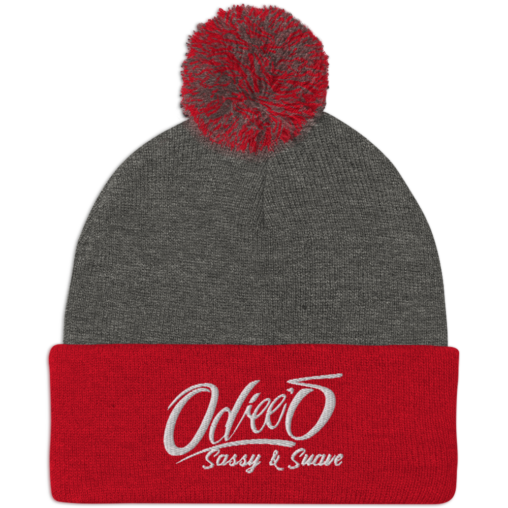 Odiee's Sassy & Suave pom pom beanie