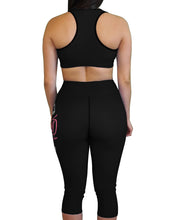 Load image into Gallery viewer, Odiee&#39;s black sports bra / leggings